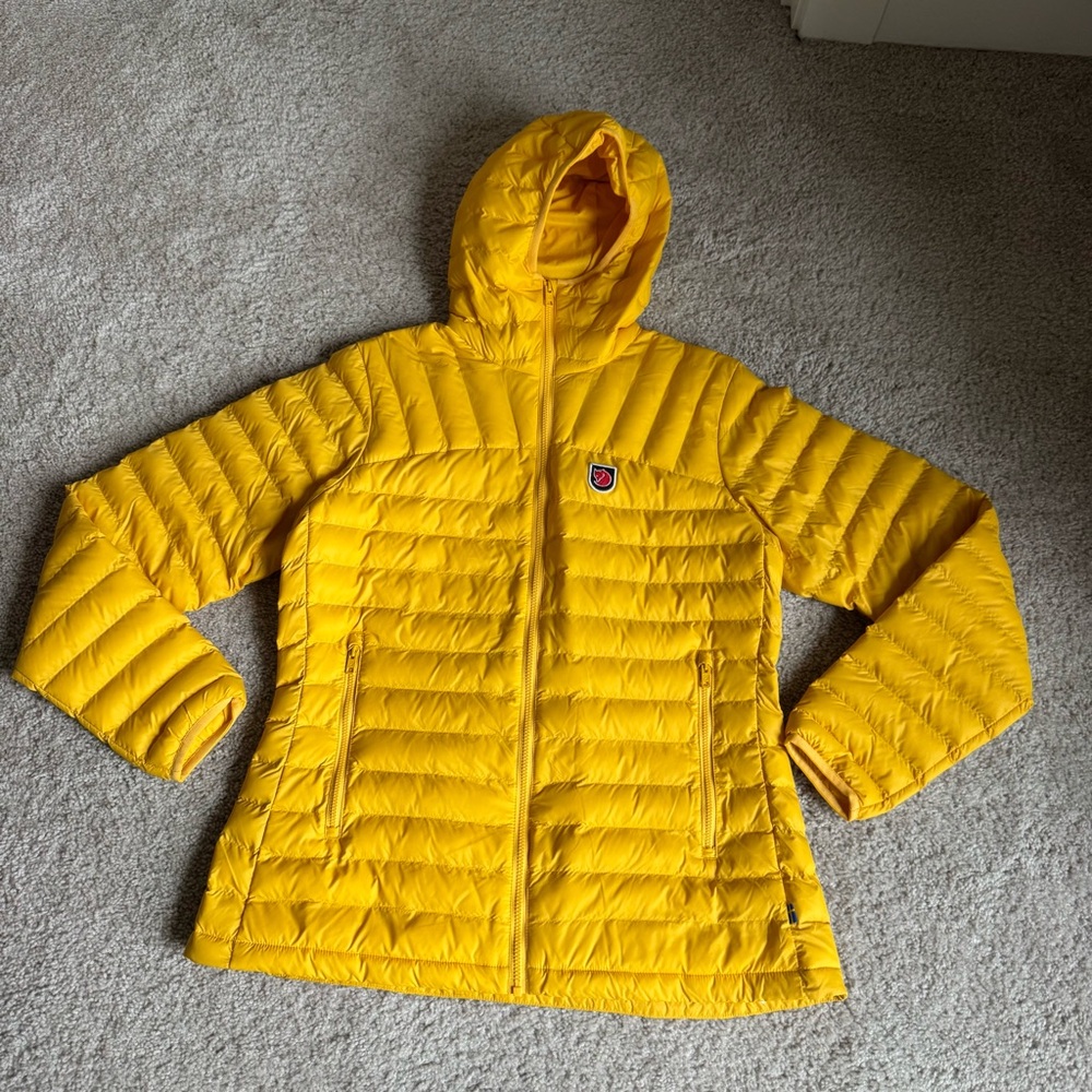 Fjallraven 1974 Expedition Lätt with Hoodie Yellow Medium Women’s - Picture 2 of 8